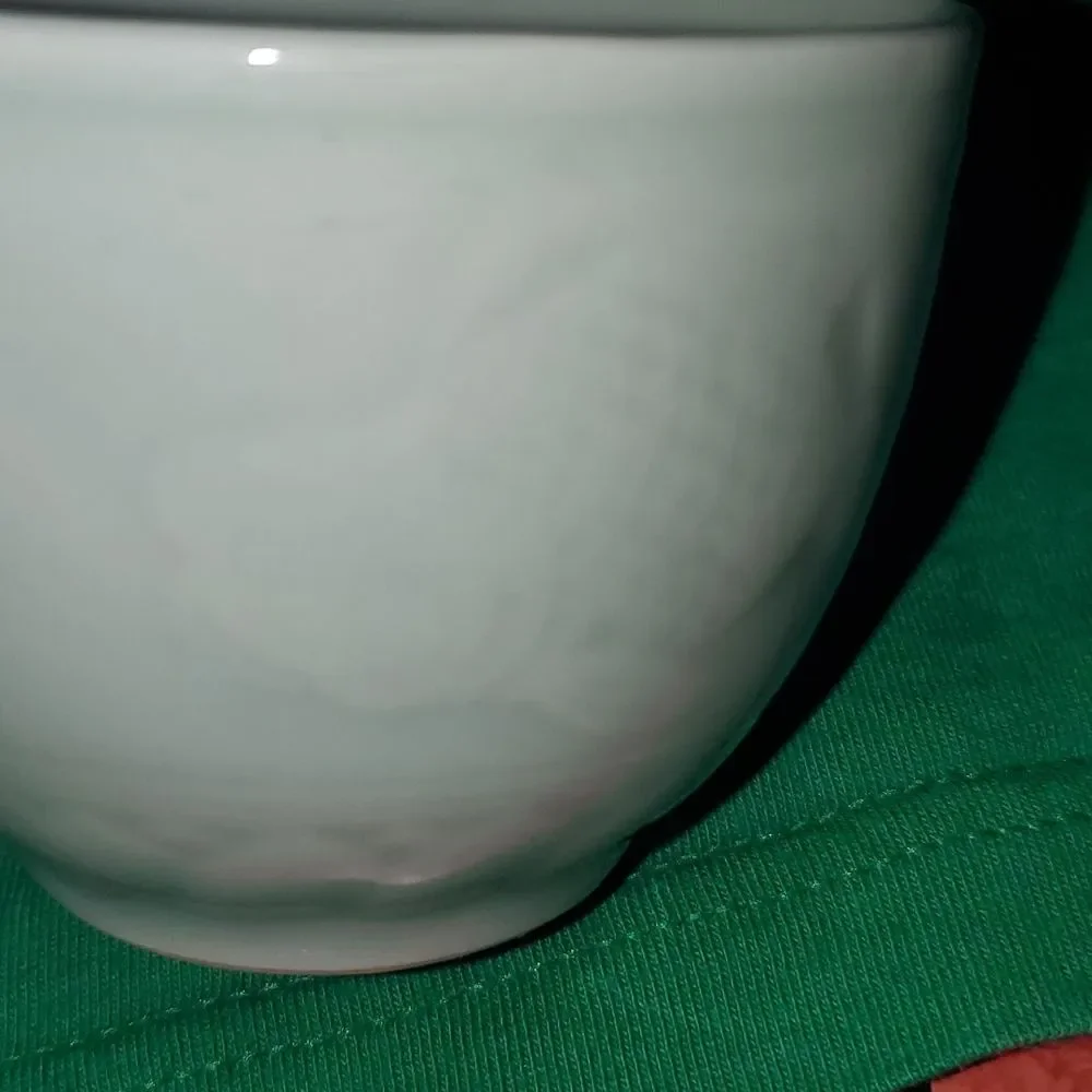Vintage Longquan Celadon Koi Carp Fish Tea Cup Saucer 6 0z.